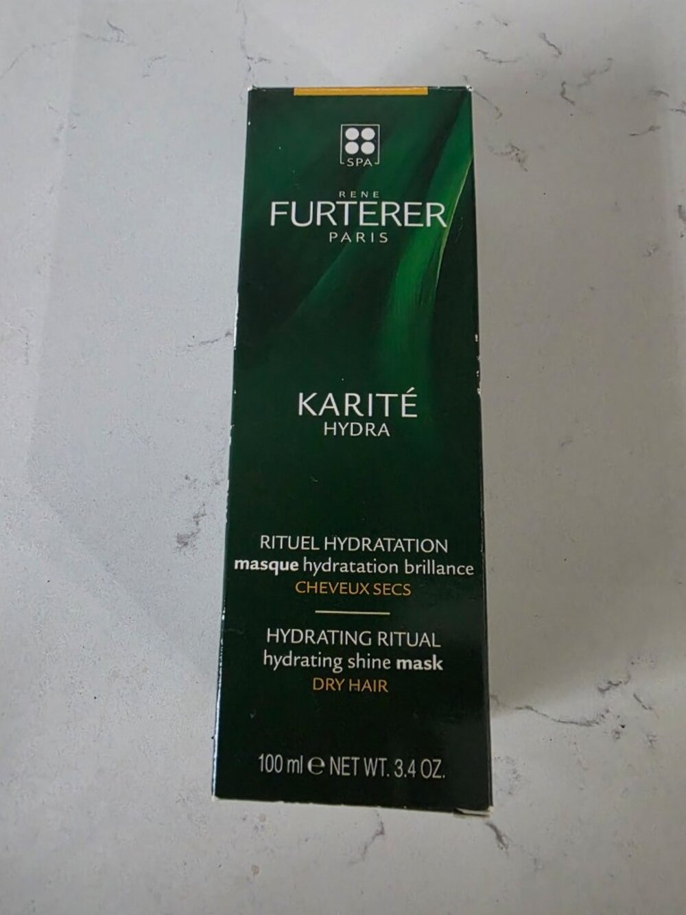 Rene Furterer Karite Hydra Hydating Shine Mask for Dry Hair 3.4oz. New